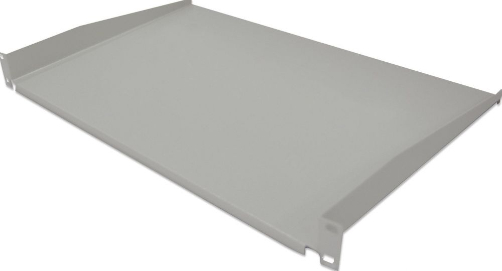 Intellinet 19" legplanken 300mm Frontmont. n. perforiert grijs