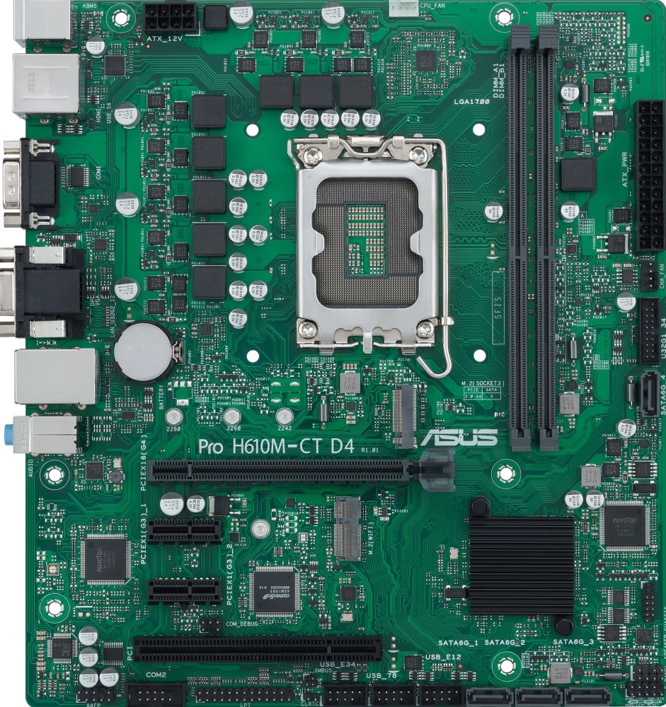 ASUS PRO H610M-C D4-CSM - Moederbord