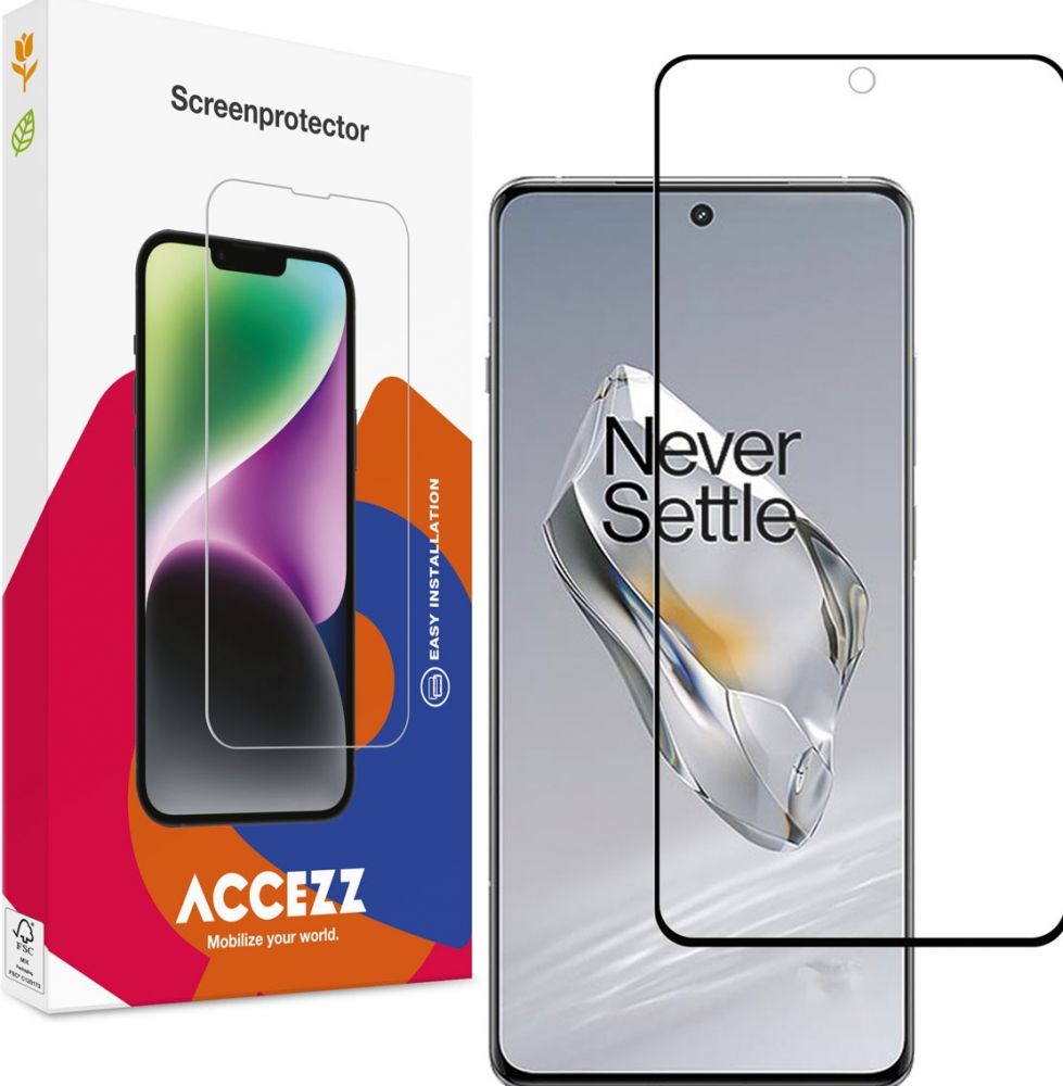 Accezz Gehard Glas Full Cover Screenprotector OnePlus 12 - Transparant