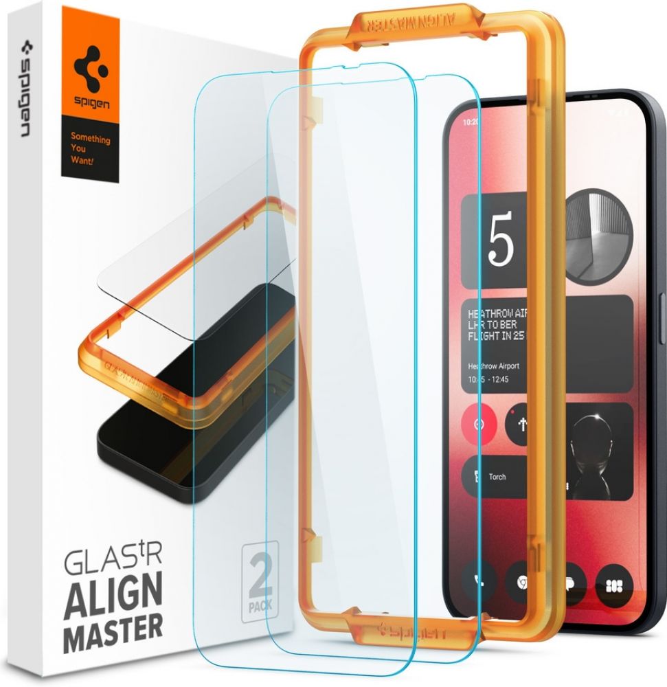Spigen GLAS.tR SLIM AlignMaster - Schermbeschermer voor mobiele telefoon