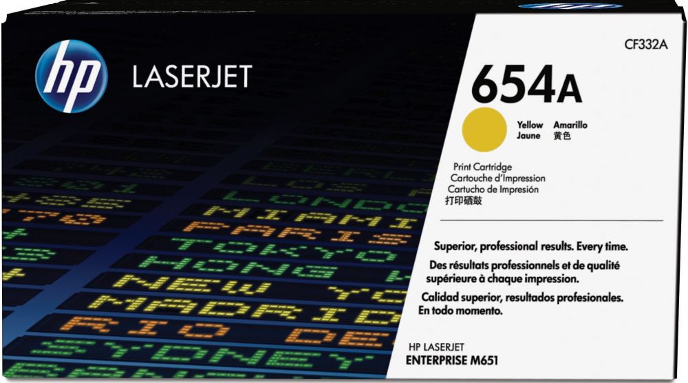 HP 654A - Geel