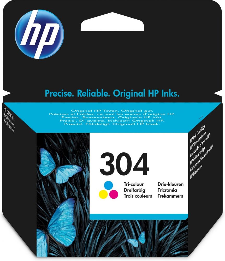 HP 304 - Kleur (cyaan, magenta, geel)