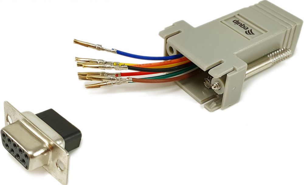 Equip Adapter DB9 -> RJ45 Adapter Bu/Bu TIA/EIA-561