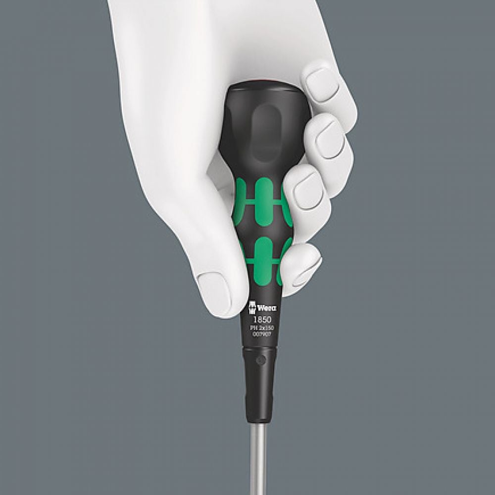 Wera 1850 PH Kraftform Ball-Grip Schraubendreher PH 2x100