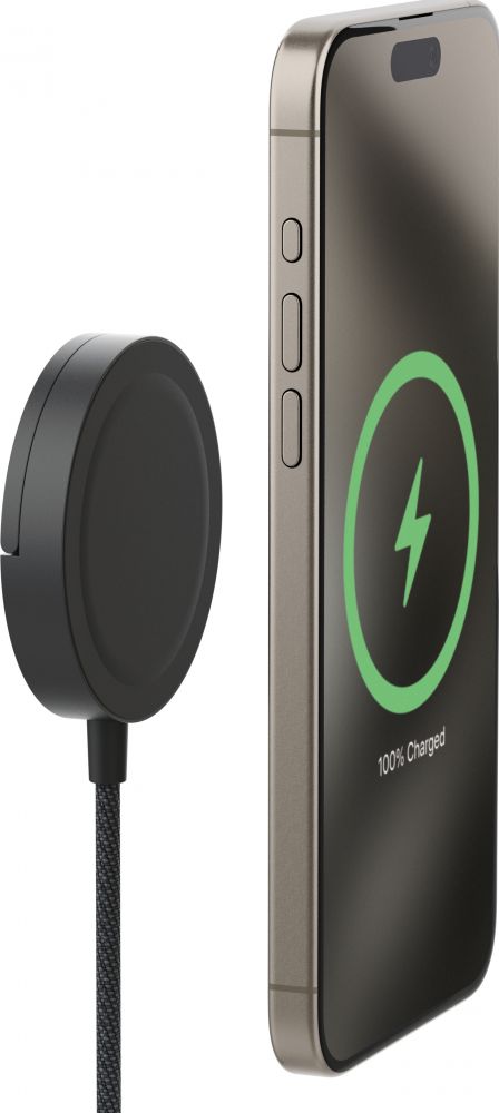 mophie Qi2 Magnetic Charger Kickstand Bl