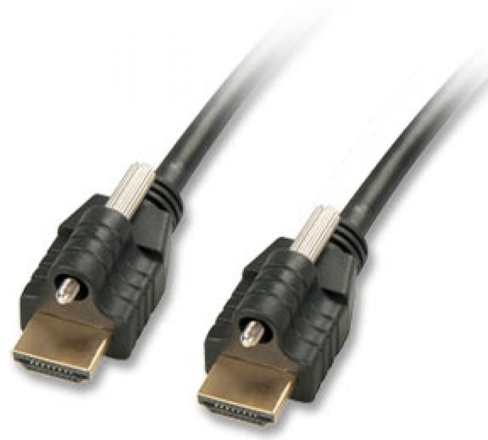 LINDY 5m HDMI-Kabel met Ethernet & 2x Steckerschloss