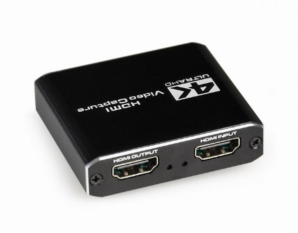 gembird USB-HDMI-Grabber, 4K, Pass-Through-HDMI