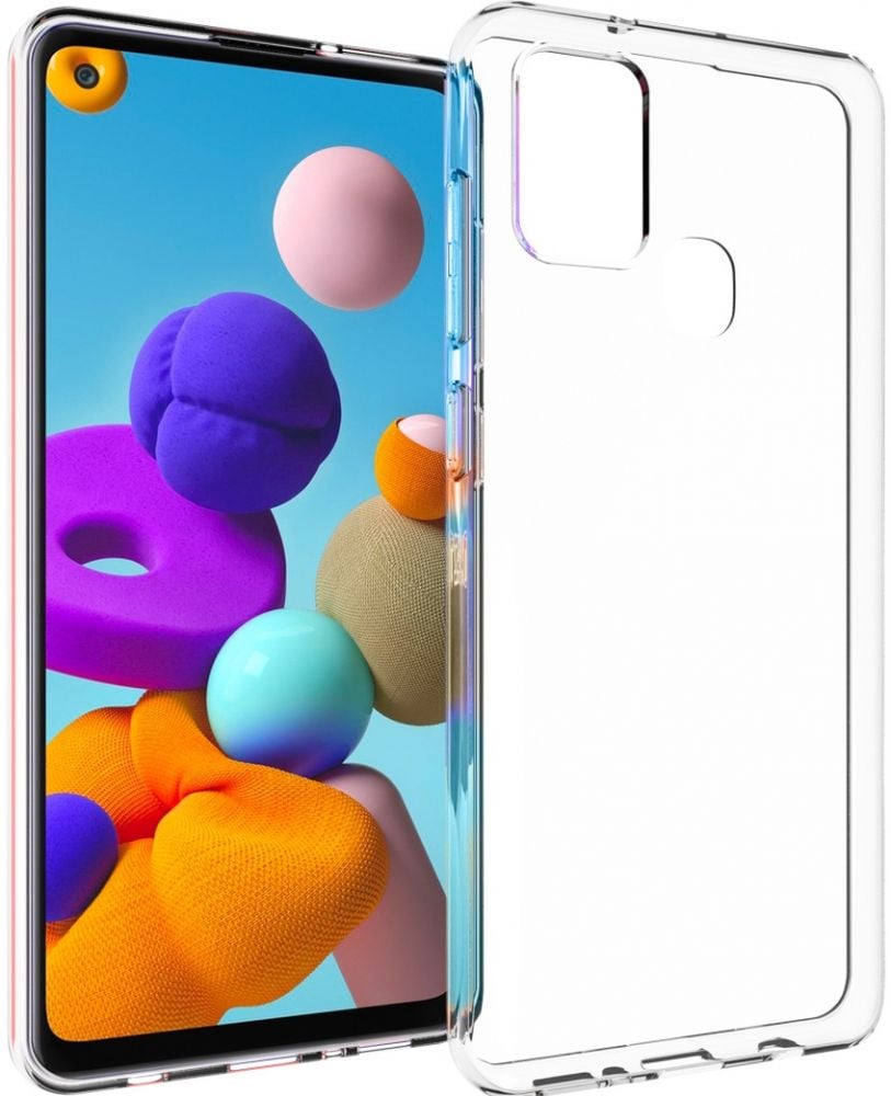 Accezz Clear Backcover Samsung Galaxy A21s - Transparant