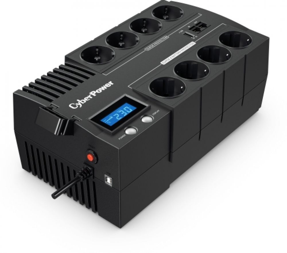 USV CyberPower UPS 1000VA BR1000ELCD 600VA, W, 4+4 Outlet Schuko