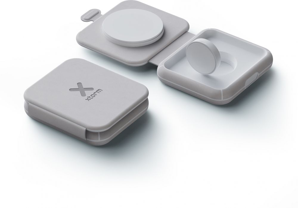 Foldable Wireless Travel Charger 2in1