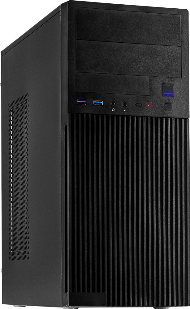 Inter-Tech Behuizing IT-2815 black Midi-Tower Linear