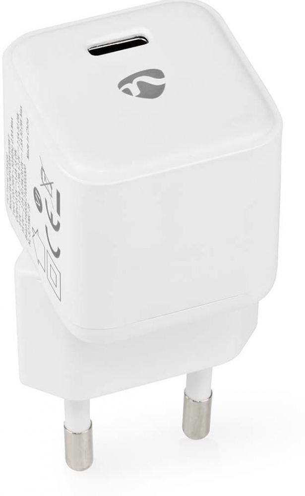 NEDIS Oplader / 1.5 / 2.0 / 2.5 / 3.0 A / Outputs: 1 / USB-C / 30 W / Automatische Voltage Selectie