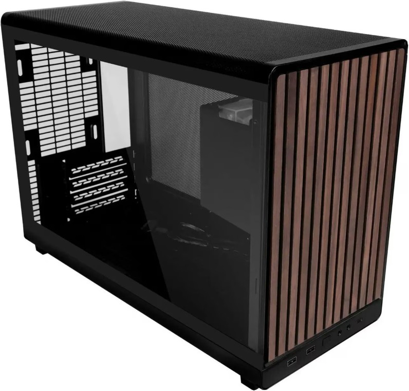 LIAN LI Lian Li A3-mATX Wood Edition Black - Behuizing