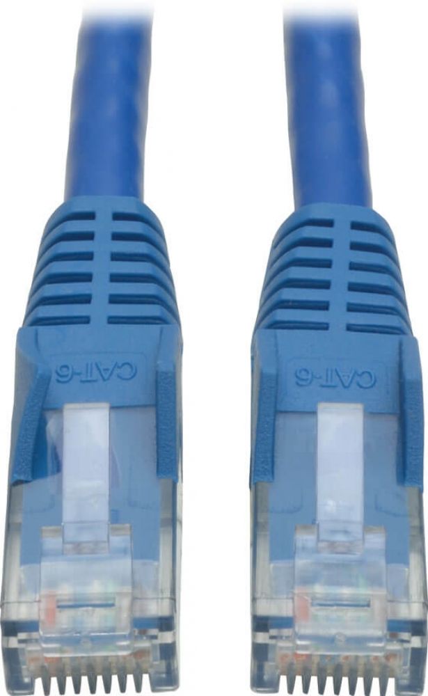 Eaton Tripp Lite Series Cat6 Gigabit Snagless Molded (UTP) Ethernet Cable (RJ45 MM), PoE, Blue, 5 ft. (1.52 m) - Verbindingskabel