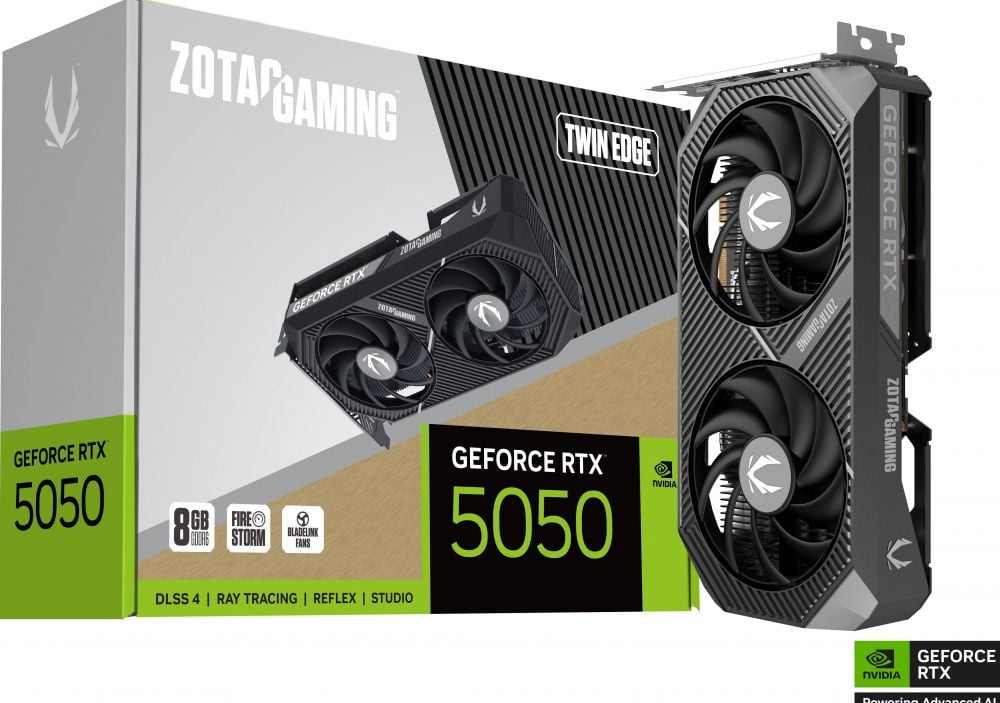 ZOTAC GAMING GeForce RTX 5050 8GB Twin Edge - Videokaart