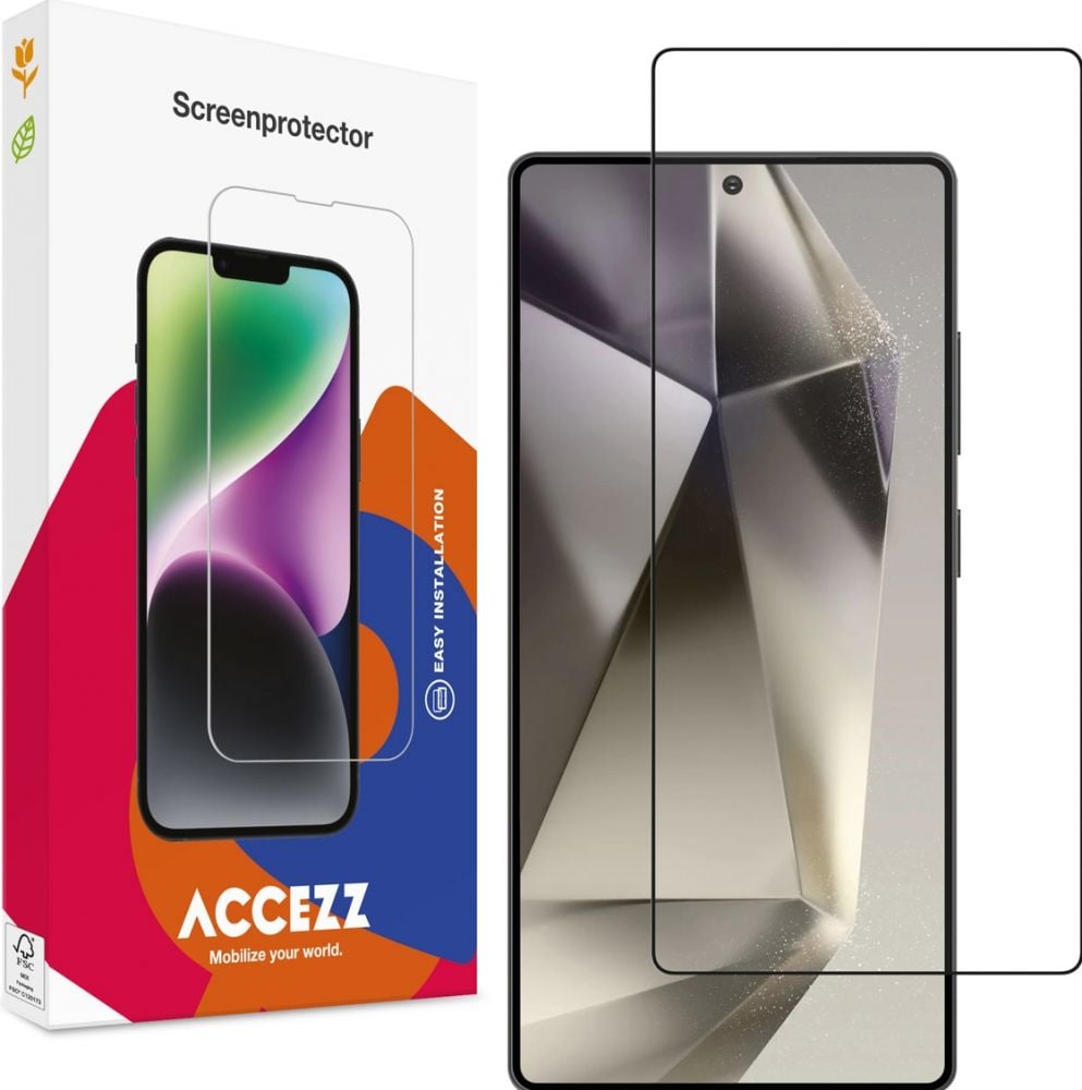 ACCEZZ Accezz Gehard Glas Full Cover Screenprotector Samsung Galaxy S25 Ultra