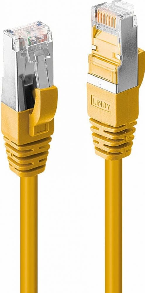 LINDY Patchkabel Cat.6A S/FTP LSZH, geel 2.0m