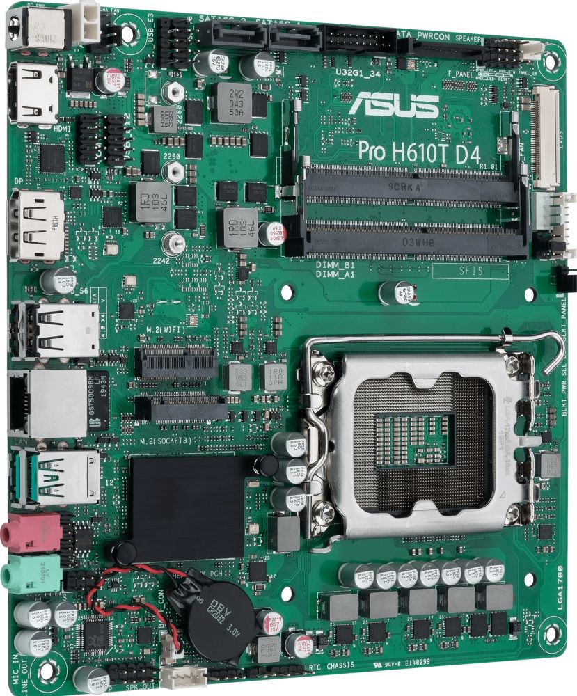 ASUS Pro H610T D4-CSM - Moederbord