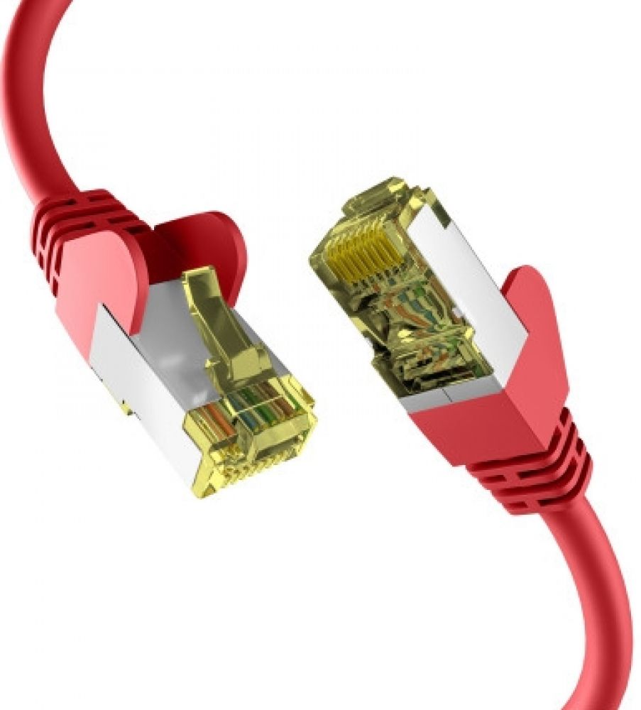 EFB CAT6a ROT 0,15m Patchkabel S/FTP PIMF