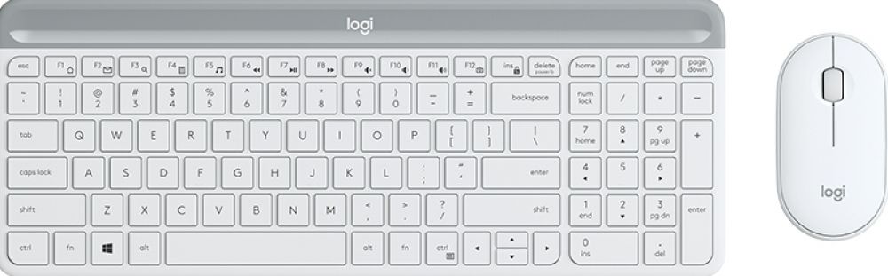 Logitech Slim Wireless Combo MK470 - Toetsenbord en muis set