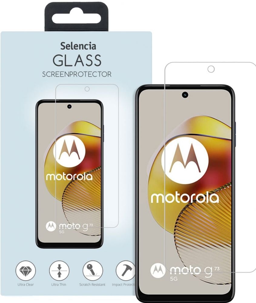 Selencia Gehard Glas Screenprotector Motorola Moto G73