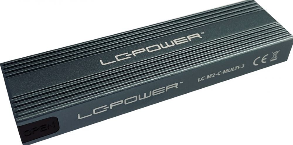 HDD ACC LC-Power LC-M2-C-MULTI-3 NVMe & SATA Anthrazit