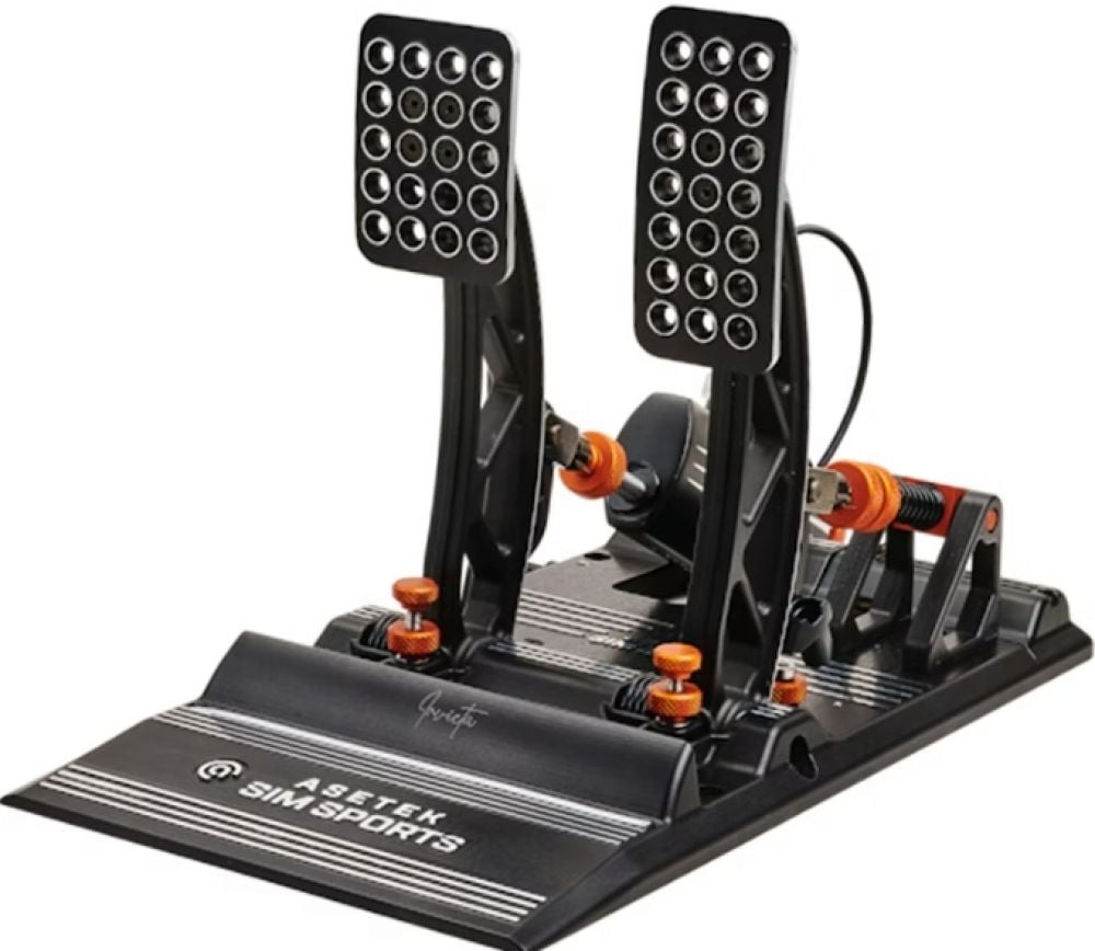 Asetek Simsports Invicta Sim Racing Pedals Brake & Throttle - Pedalenset