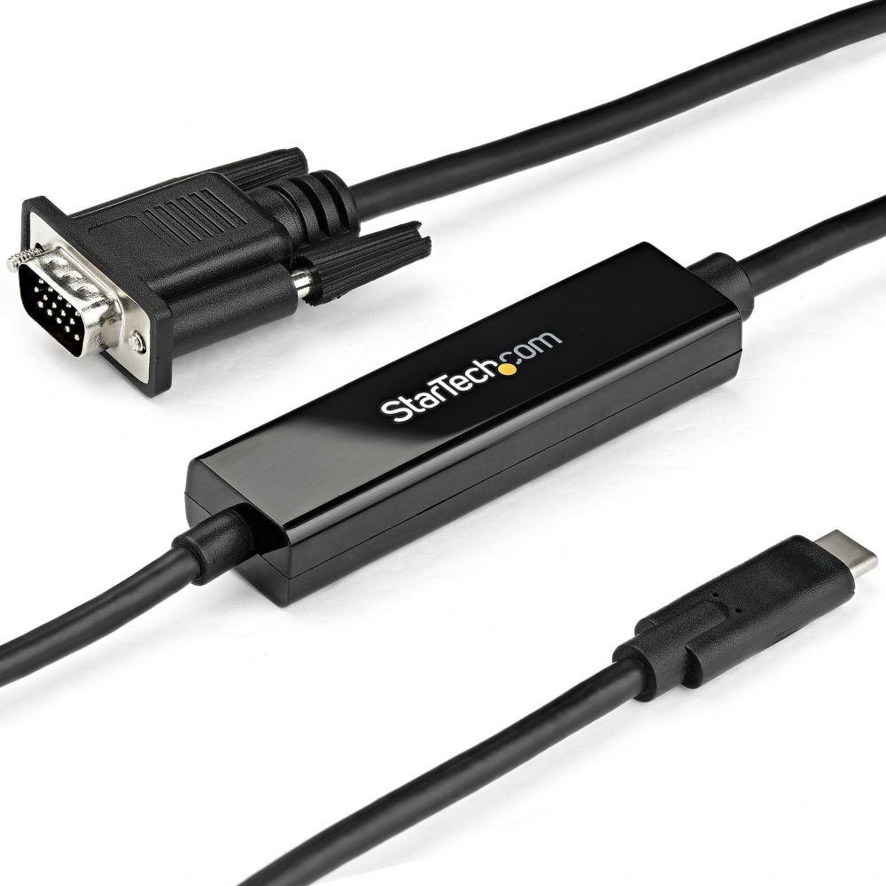 StarTech.com 1m / 3 ft USB C to VGA Cable - 1920 x 1200