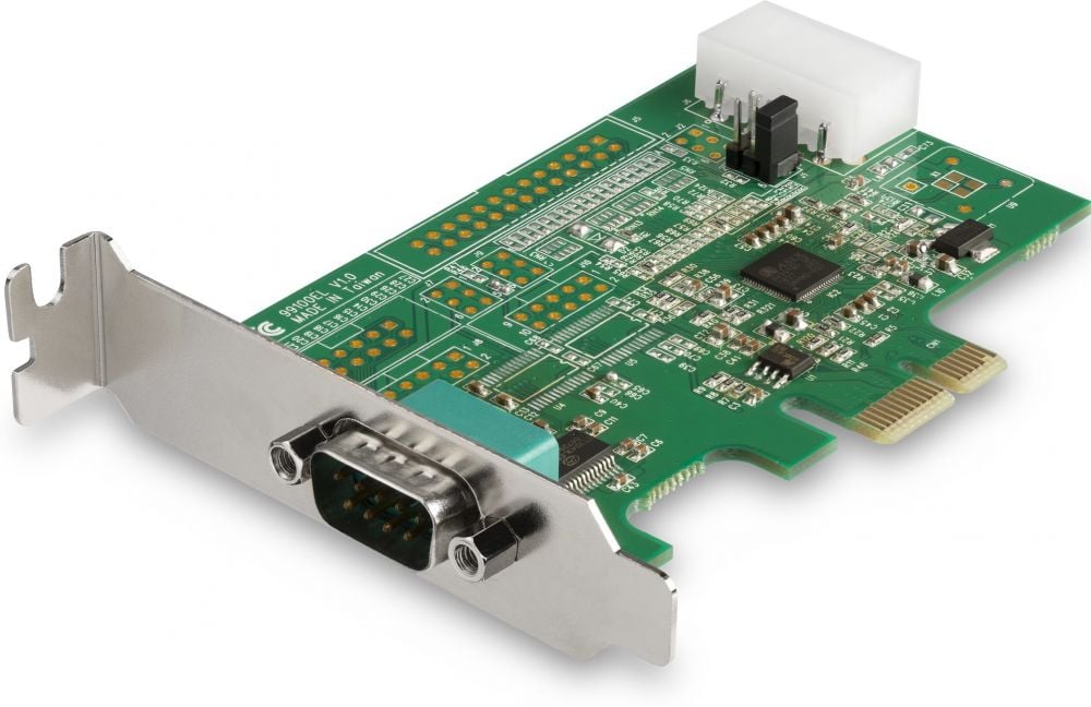 StarTech.com 4 Port PCI Express RS232 Seriële Kaart, PCIe RS232 Serial Host Controller Kaart, PCIe naar Serial DB9 Adapter Kaart, 16950 UART