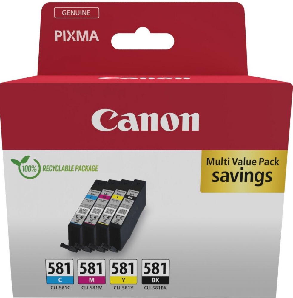 Canon CLI-581 BKCMY Multi Pack - 4