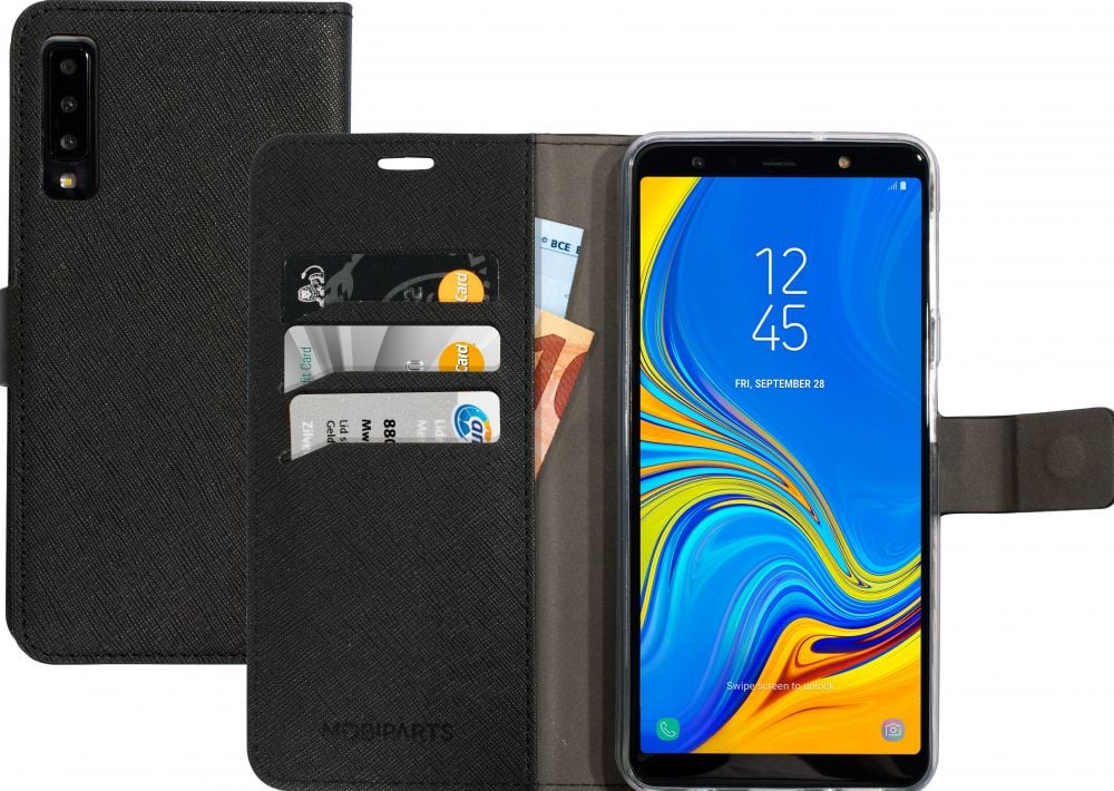 Mobiparts Saffiano Wallet Case Samsung Galaxy A7 (2018) - Smartphonehoesje