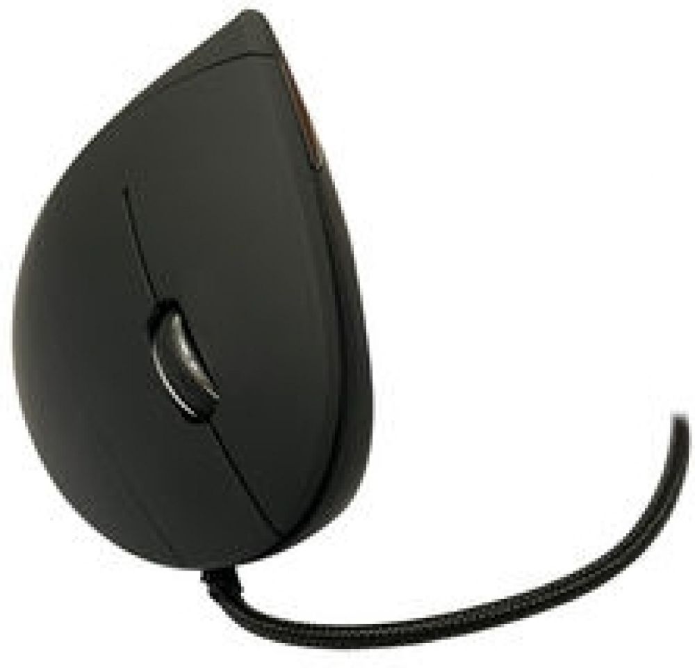 MediaRange muis USB 2.0 Vertical Rechtshänder, zwart