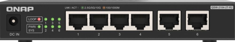 Switch 2 ports 10GbE RJ45 5 ports 2.5GbE