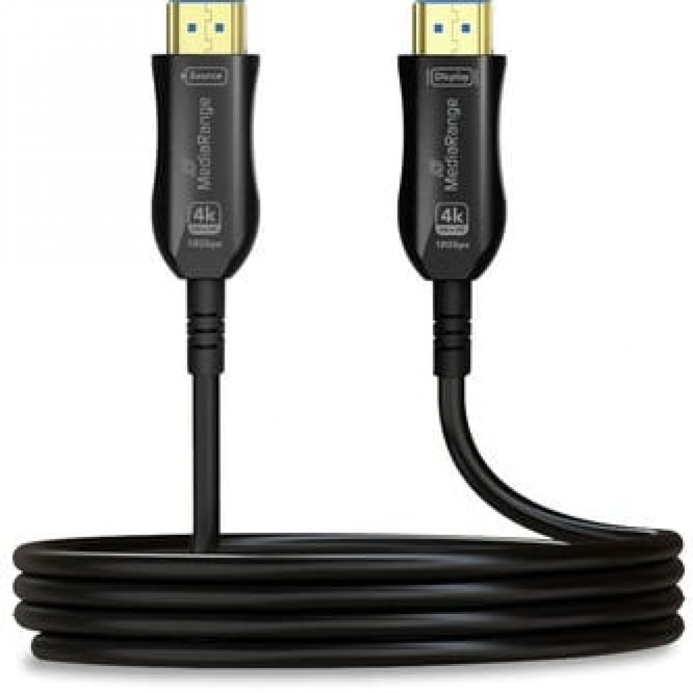 MediaRange HDMI High Speed Ethernet Kabel AOC 18Gibt/s 20m