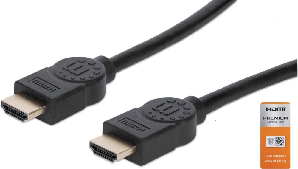 Manhattan Premium HDMI-Kabel Ethernet-kanaals 4K@60HZ 3m