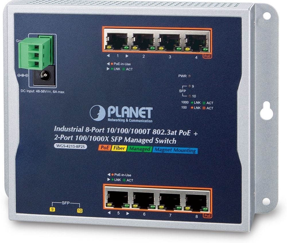 PLANET WGS-4215-8P2S - Switch