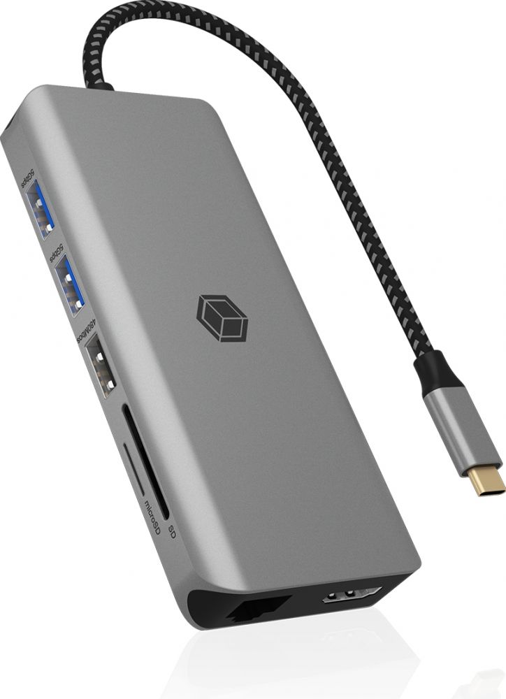 RAIDSONIC Dockingstation IcyBox 12-in-1 mobiel USB 3.2 Gen 1 Type-C retail