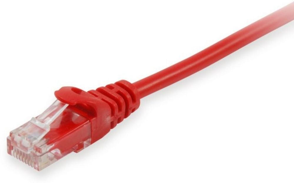 Equip Patchkabel Cat6A U/UTP 2xRJ45 1.00m rot LSZH