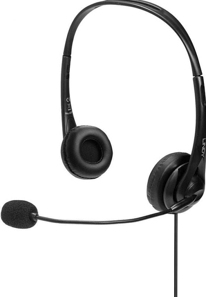 LINDY USB Headset With Microphone