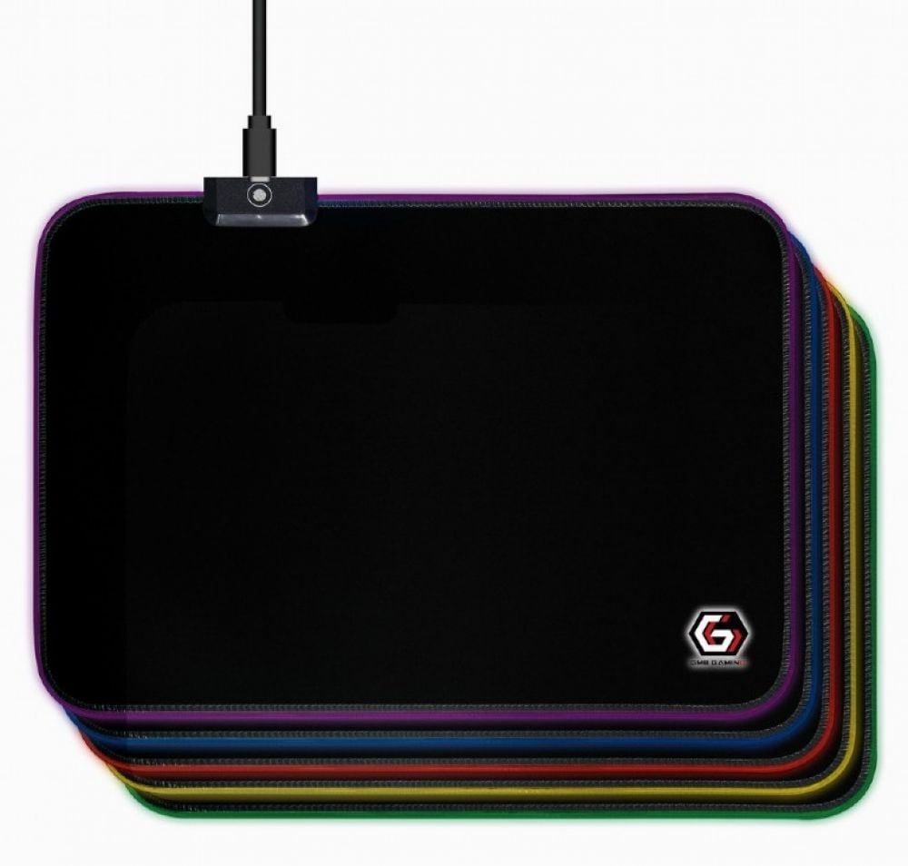 gembird Gaming-muismat met LED-Lichteffekt, Größe M