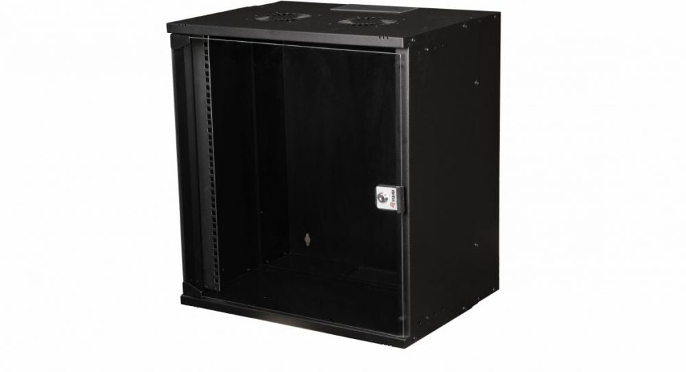 Equip Wandgehäuse 19"  12U 540x400mm schwarz