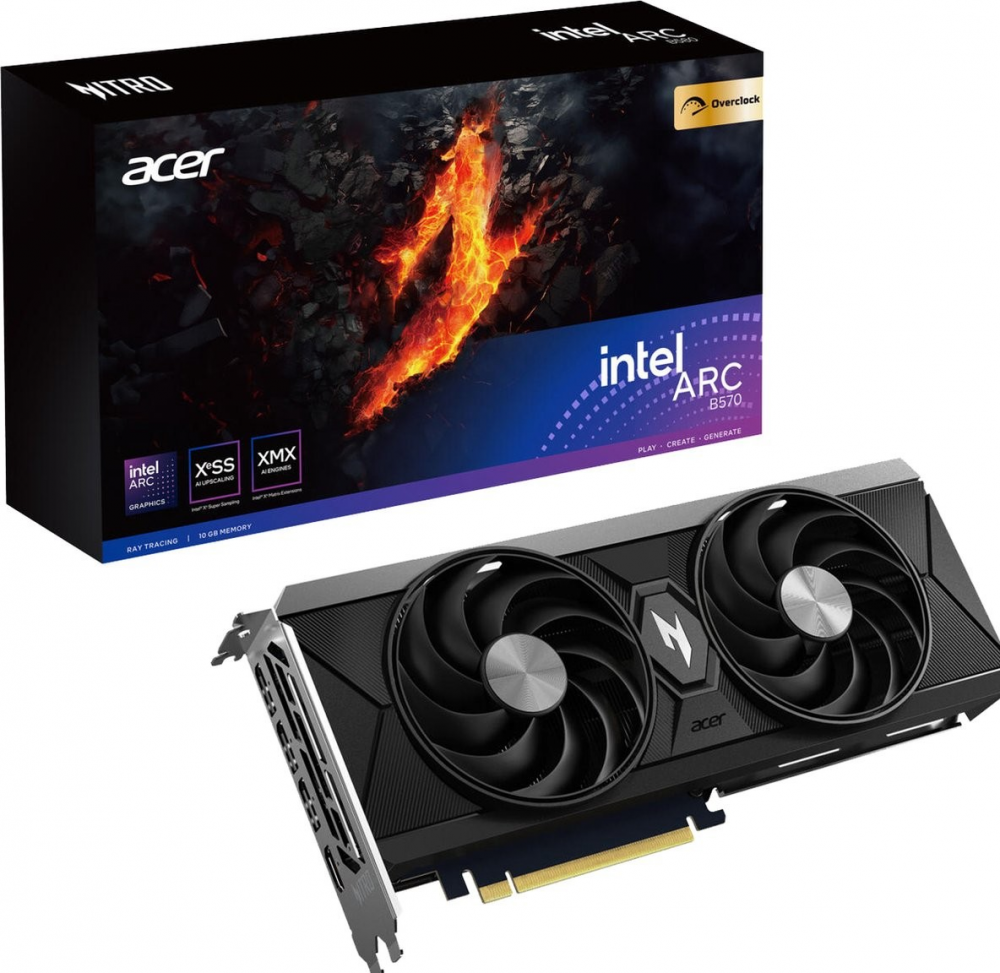 Acer Nitro Intel Arc B570 OC - Videokaart
