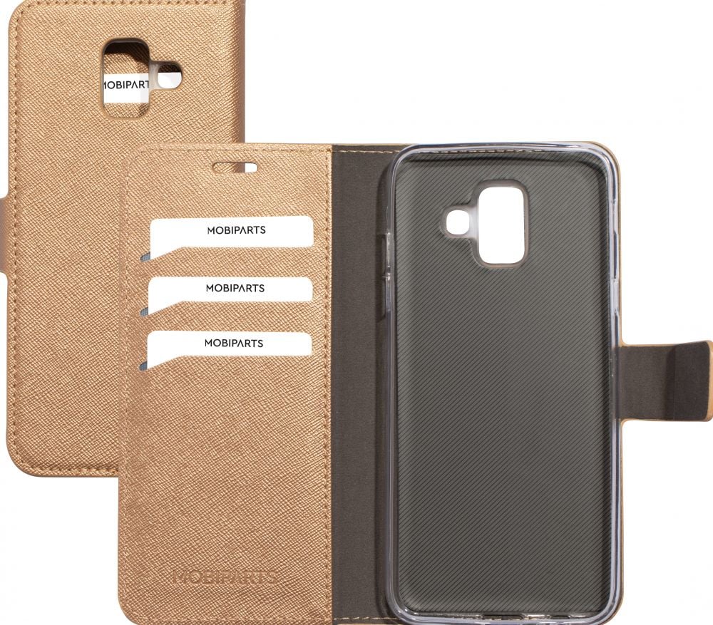 Mobiparts Saffiano Wallet Case Samsung Galaxy A6 (2018) - Smartphonehoesje