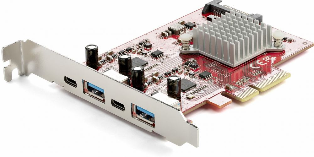 StarTech.com 4-Port USB PCIe Kaart - 10Gbps USB PCI Express Uitbreidingskaart met 2 Controllers