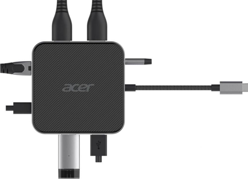 NB ACC ACER 7-in-1 USB4 8K Multi Display hub 1xHDMI+1DP+2xUSB3.2+1xUSB C+1xRJ4,1x3.5Aud