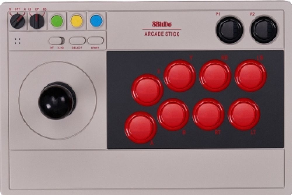8BitDo Arcade Stick Gray - Gamepad