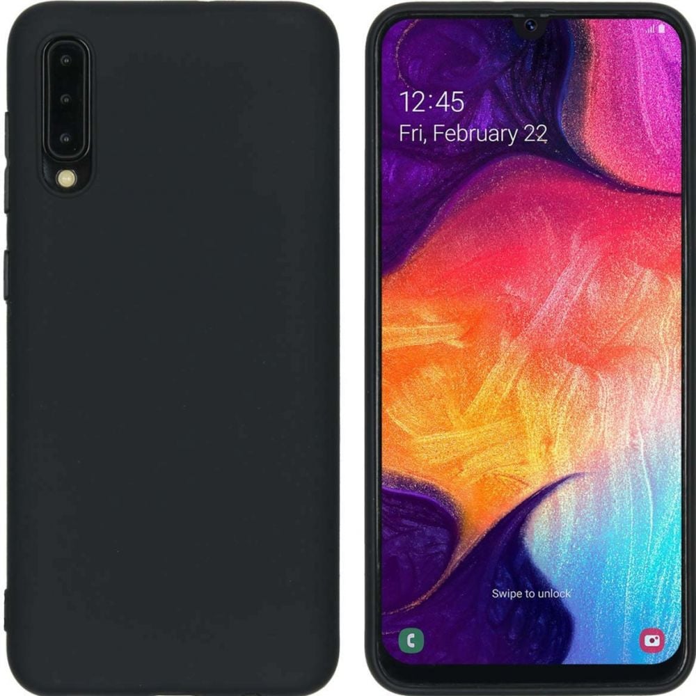 Accezz Color Backcover Samsung Galaxy A50 / A30s - Zwart