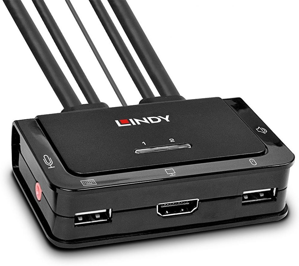 Lindy Compact 2 Port KVM Switch