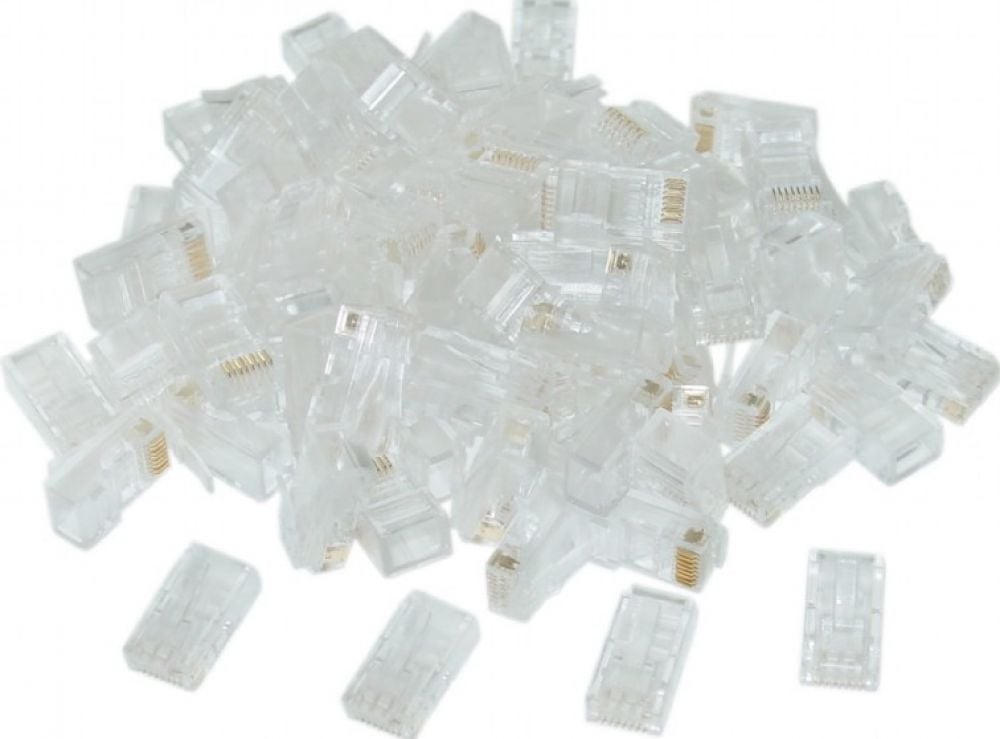 Gembird LC-8P8C-002/50 kabel-connector RJ-45 Transparant New