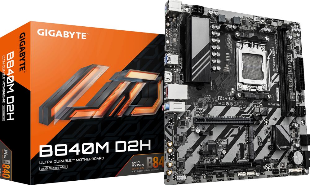 Gigabyte B840M D2H (B840,AM5,mATX,DDR5)